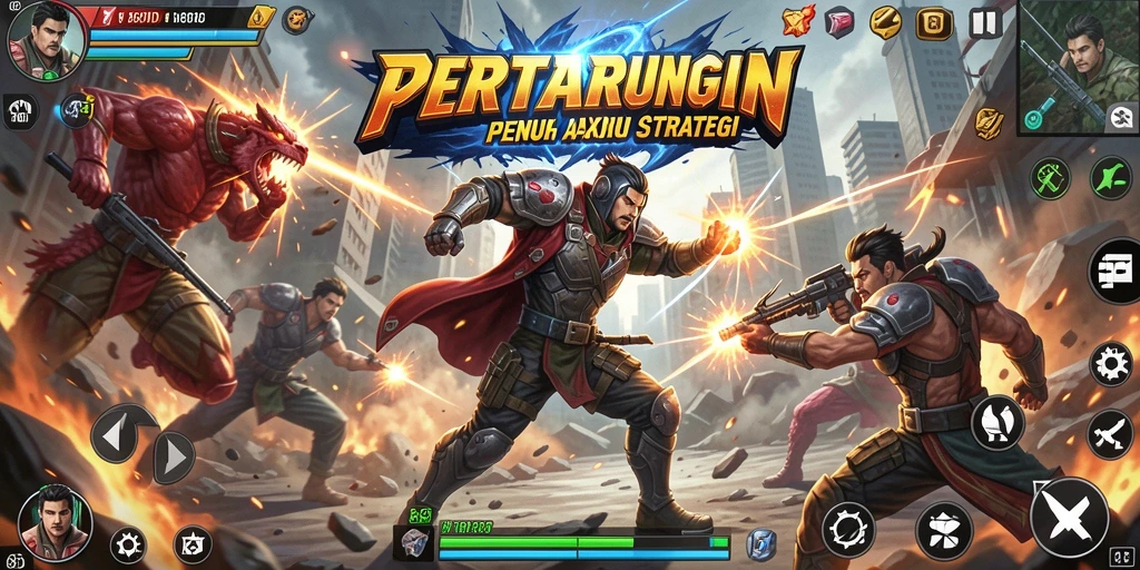Tampilan gameplay 88ID yang menegangkan dan penuh aksi.