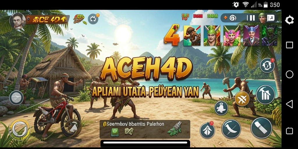 Tampilan antarmuka ACEH4D yang bersih dan fungsional.