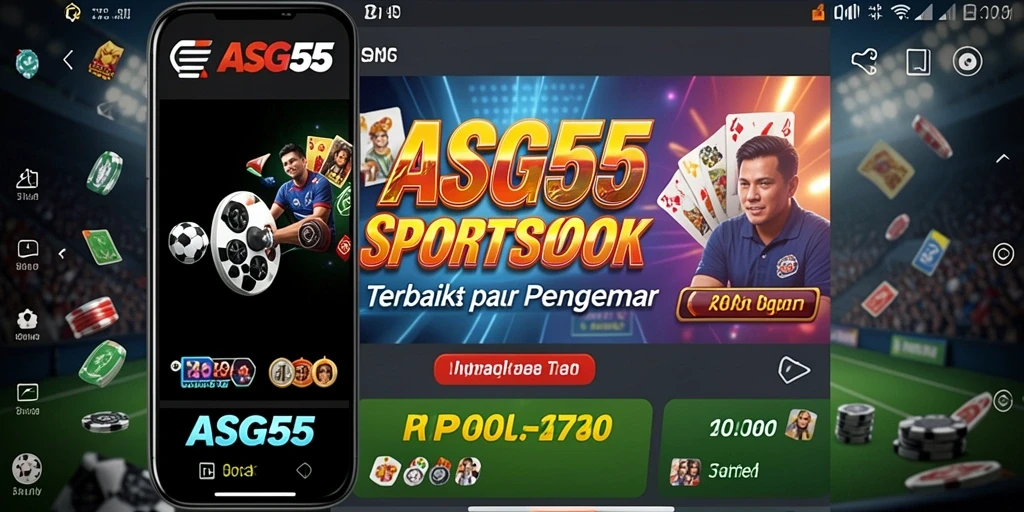 Tampilan screenshot utama ASG55 menampilkan pengalaman taruhan olahraga yang dinamis.