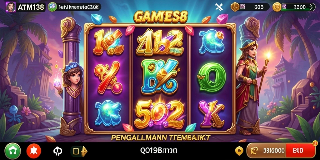 Tampilan gameplay Slot ATM138 yang menarik dan interaktif.