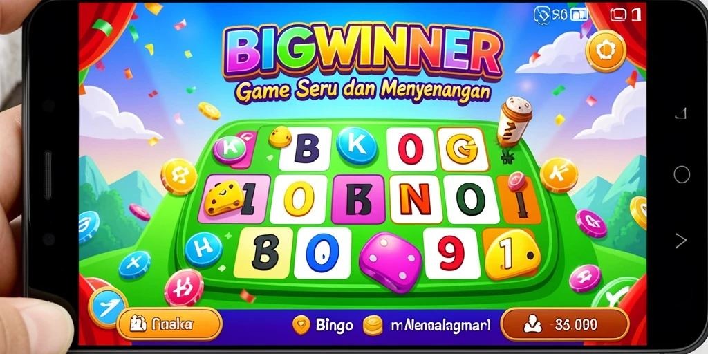 Tampilan gameplay seru dari BIGWINNER dengan banyak pemain Bingo.