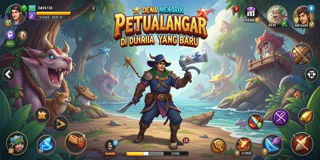 Tampilan gameplay menarik dari DAYA138 yang penuh tantangan.