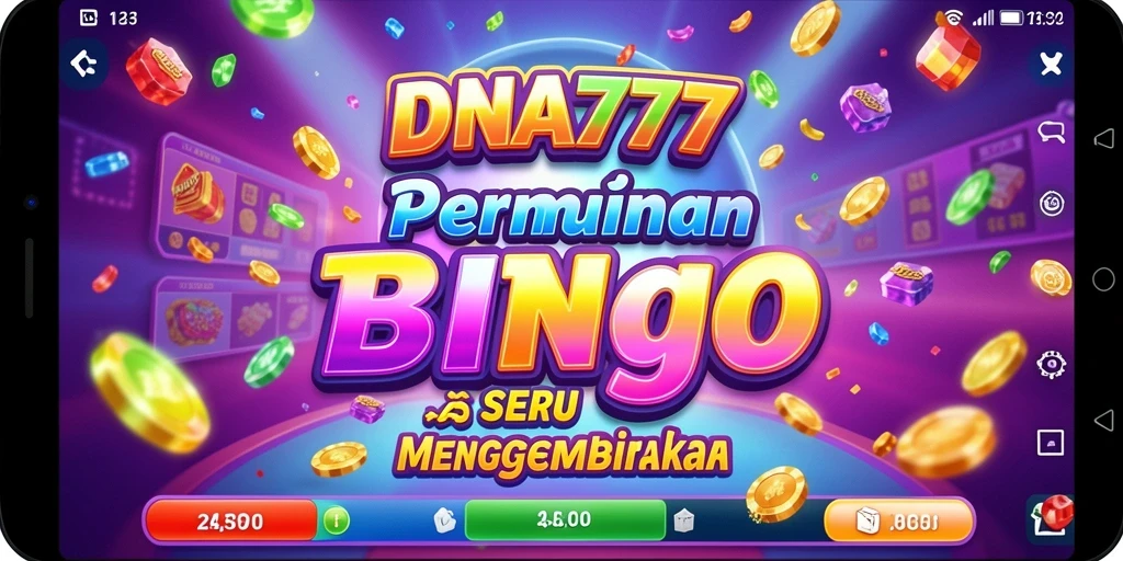 Tampilan gameplay Bingo yang menarik dan seru di DNA777.