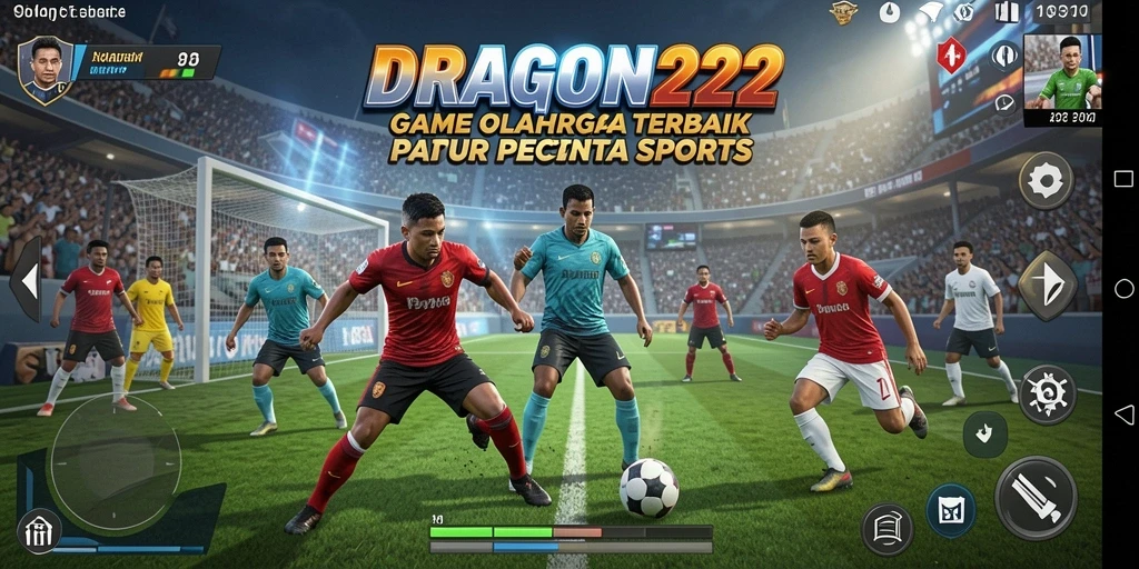 Gameplay DRAGON222 yang menampilkan aksi olahraga seru dan menantang.