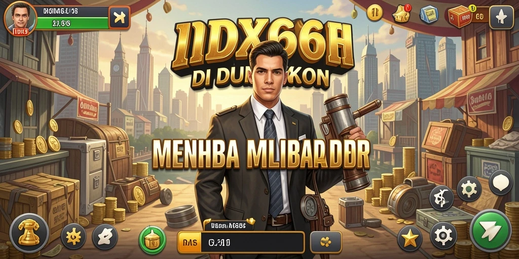 Tampilan gameplay menarik dari game Tycoon IDX66 yang menantang.