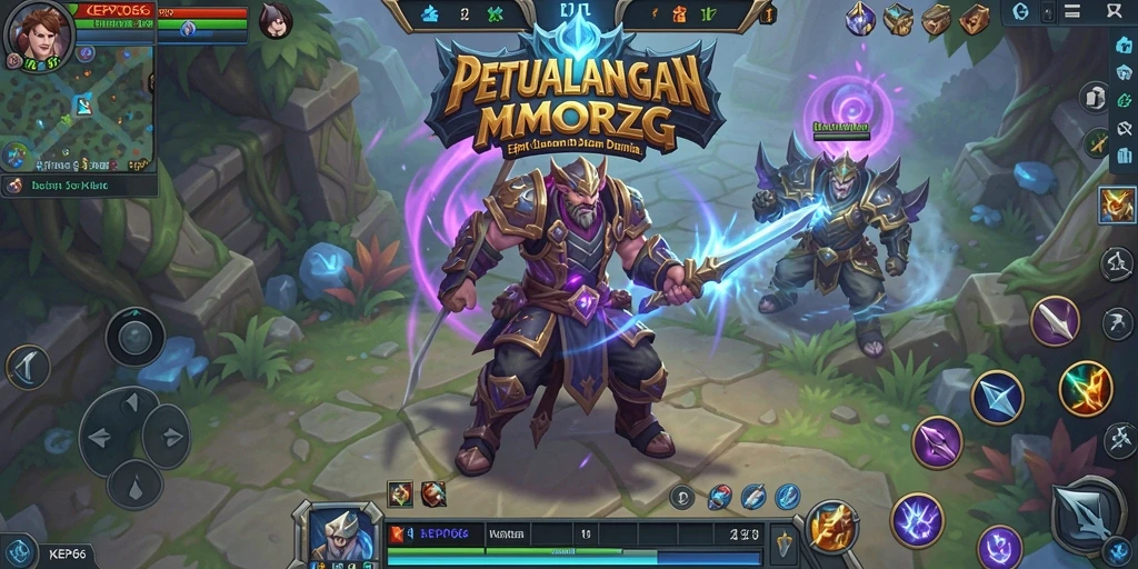 Screenshot gameplay KEPO66 menampilkan pertarungan epik dan karakter yang menarik.