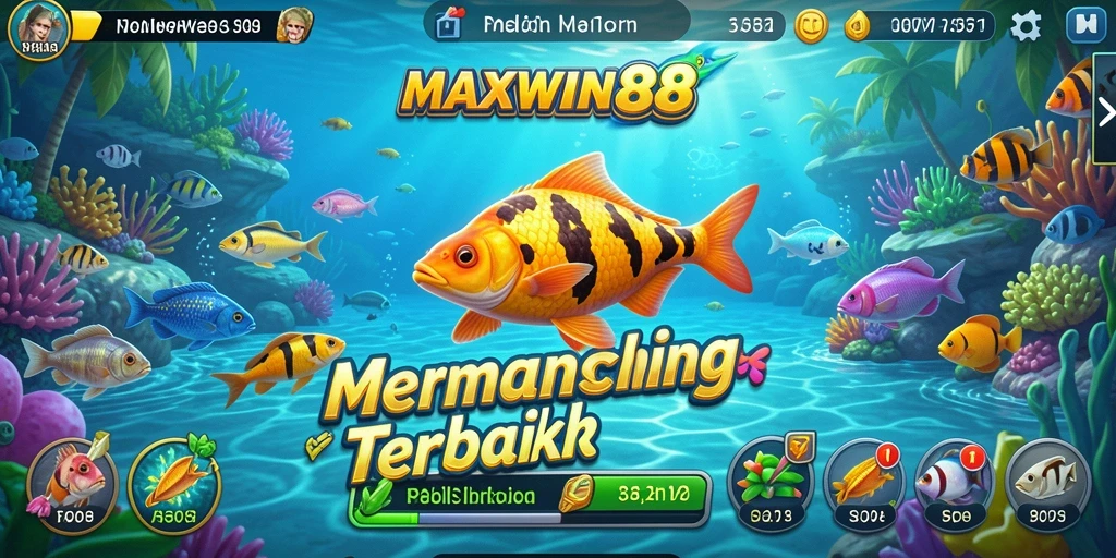 Tangkapan ikan besar dalam gameplay MAXWIN88 yang seru.