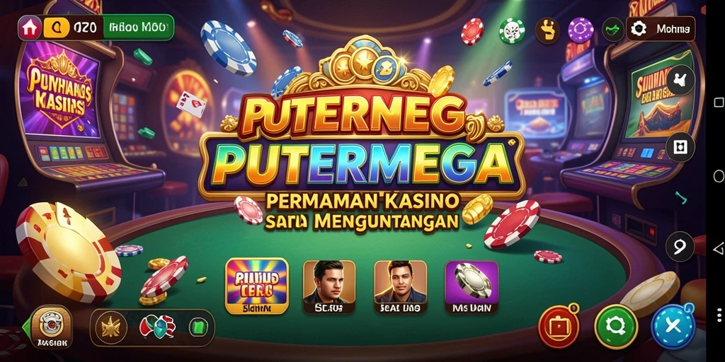 Gameplay PUTERMEGA yang menarik dengan suasana Kasino yang autentik.