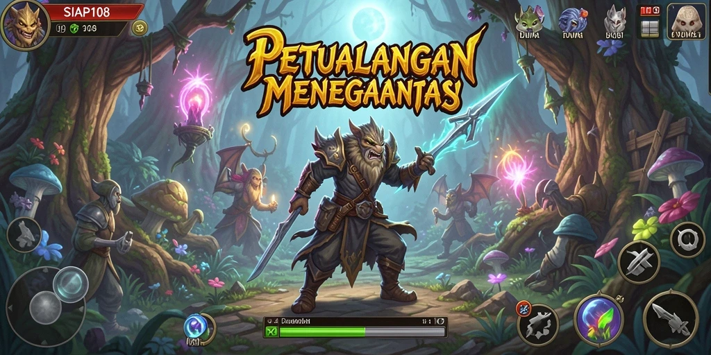 Tampilan gameplay yang menakjubkan di dunia petualangan SIAP108.