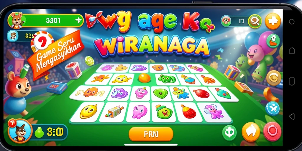 Tampilan utama <strong>WIRANAGA</strong> yang menunjukkan gameplay Bingo yang seru.